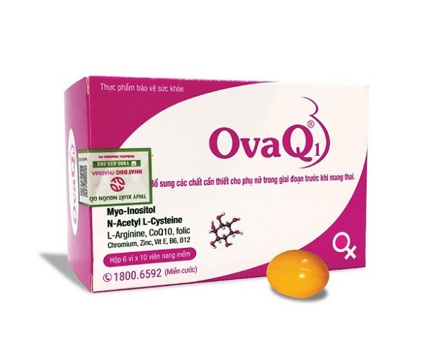 chữa kinh nguyệt không đều bằng ovaq1 để có con